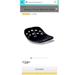 Backjoy Lumbar Seat Support